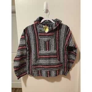 Iguana Jack Youth Kids L/XL Hoodie Pull Over Sweater Pocket Pink Gray Black